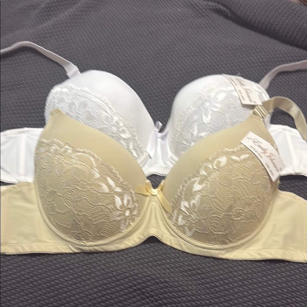 Emily Designs Cream Lace Underwire Bra